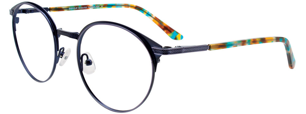 EASYCLIP EC422 Eyeglasses 050 CLIP 51mm EasyClip EC428 With Magnetic Clip-On Lens Eyeglasses  main image 3