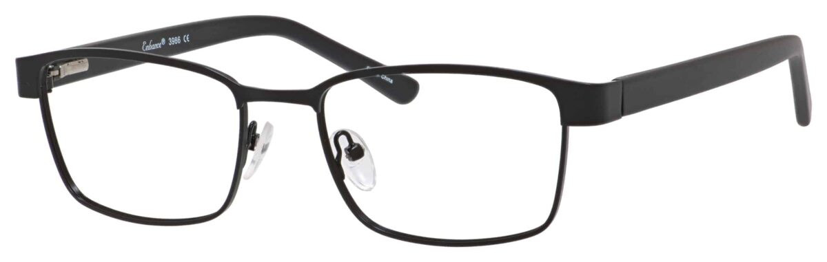 Enhance Eyewear Women\'s Glasses (3996) ENHANCE EYEWEAR 3996 46/19/143 MATTE COBALT BLUE FLEX HINGE  main image 4