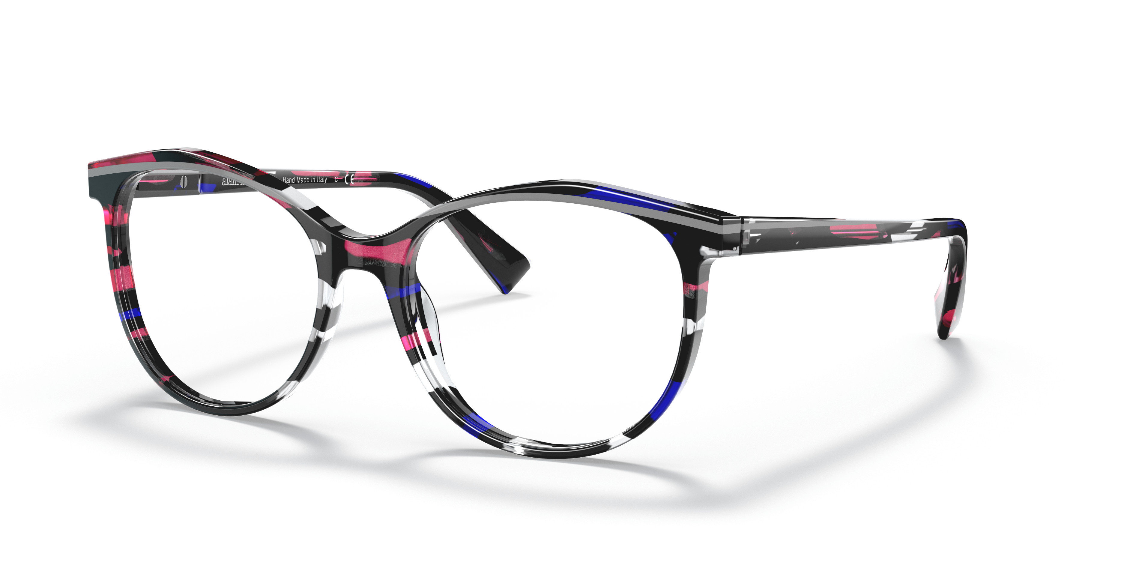Alain Mikli Paris Eyeglasses Blue Tortoise Womens 723 622 Unisex Mens Optical RX Alain Mikli / A03111 / BLUE /CRYSTAL / MOSAIQUE - Shop  main image 2