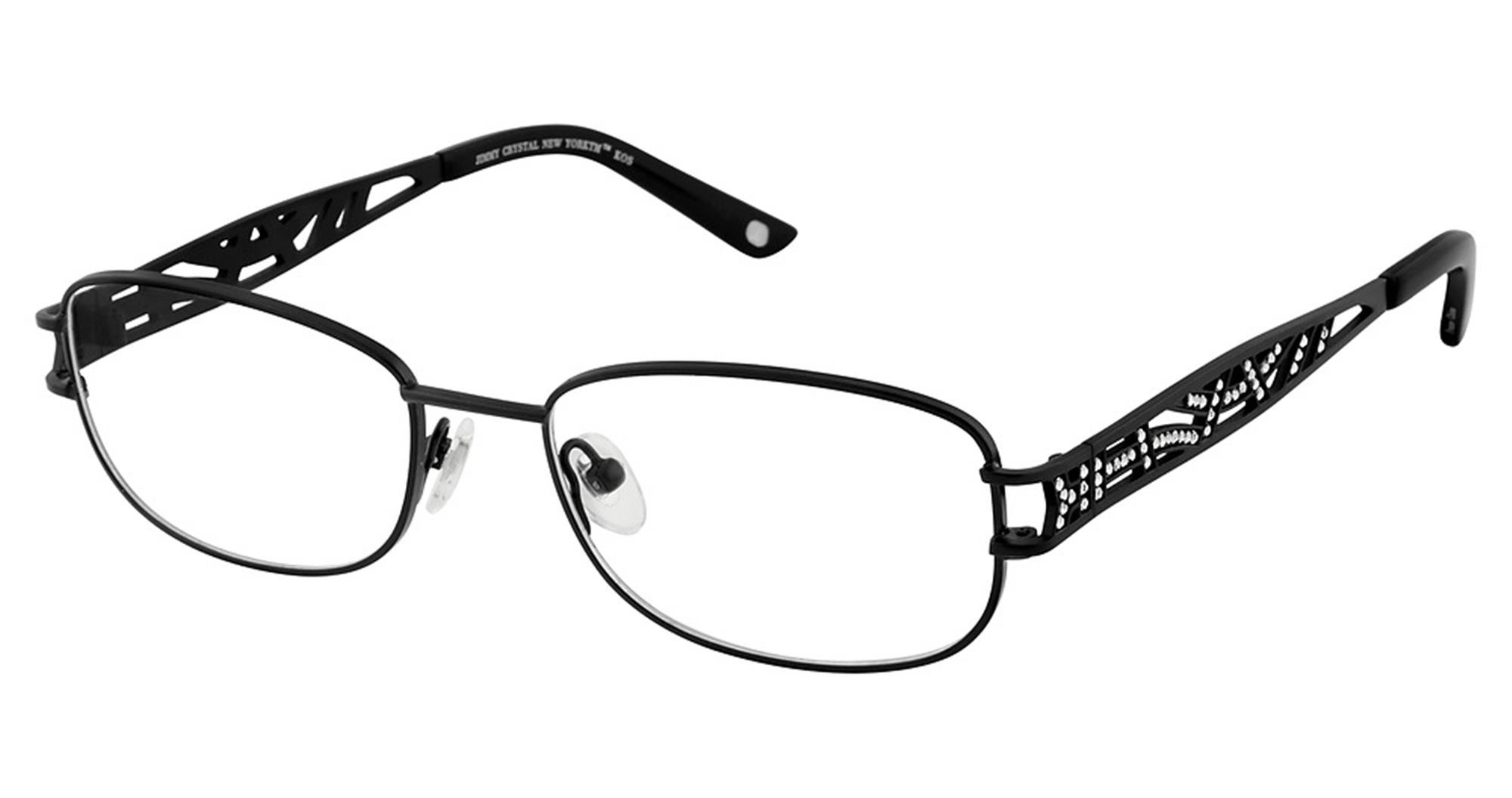 Jimmy Crystal New York GL907 C03 Swarovski Crystal Sunglasses White Black Swarovski Jimmy Crystal Eyeglasses Jimmy Crystal New York  main image 3