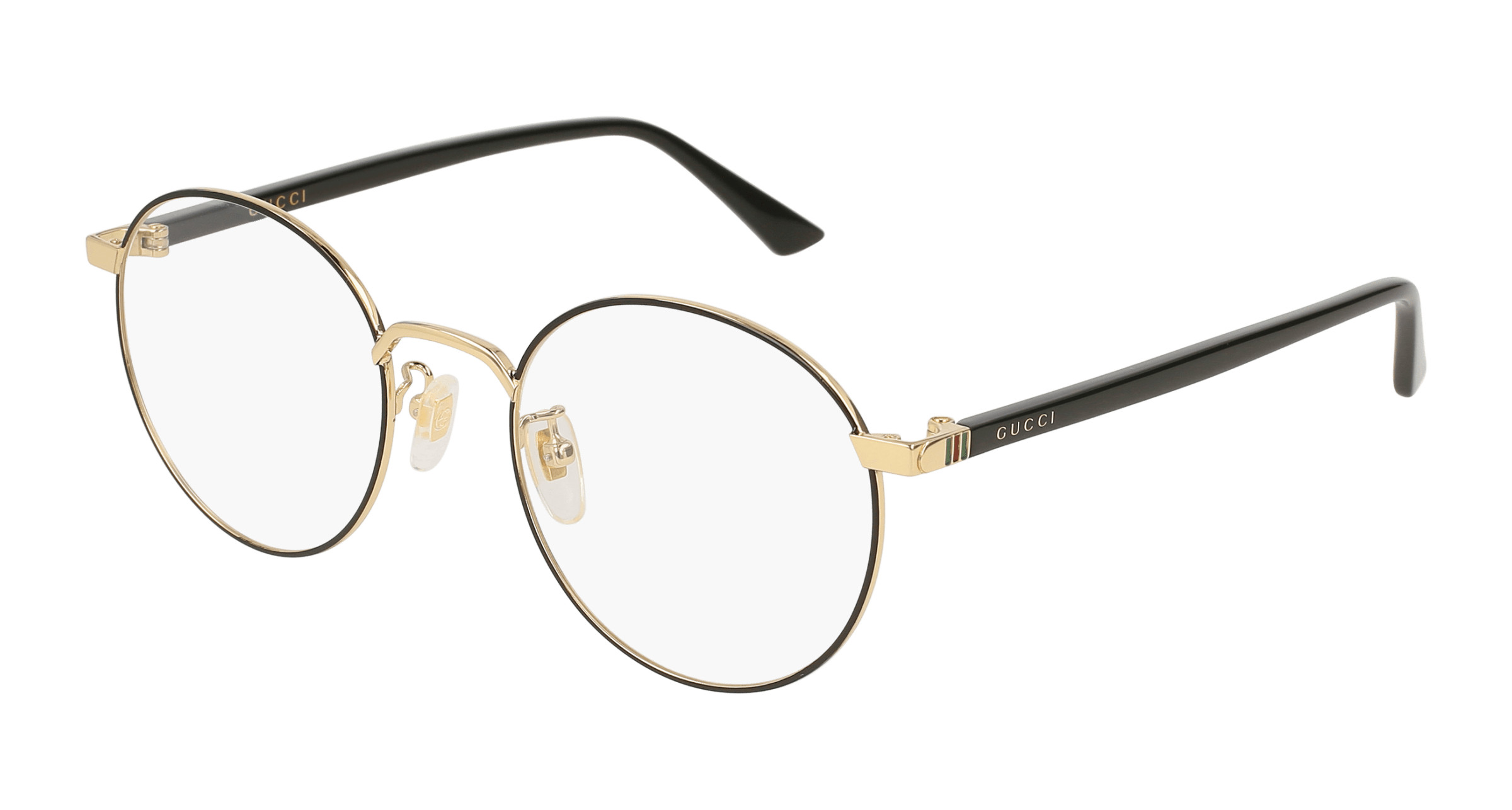 Gucci GG11380 Glasses Frames BLACK w/gold detail GUCCI GG11380 Black Color Rectangle eyeglasses – Ejones main image 3