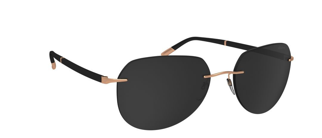 Silhouette Sun C-2 Sunglasses
Brown lens with gold wiring Sun C-2 8708 Eyeglasses Frames by Silhouette main image 4