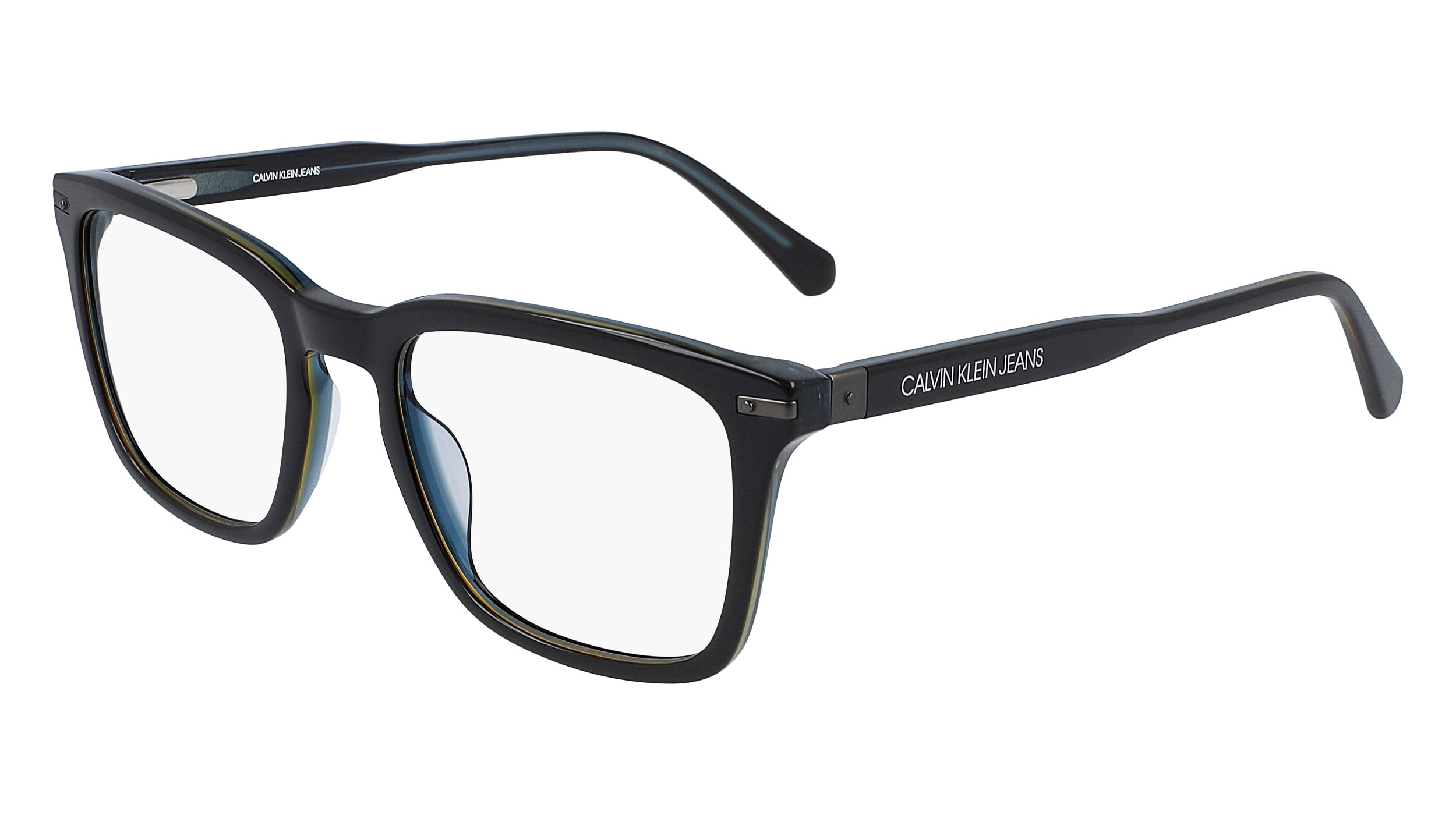 Calvin‎ Klein Jeans CKJ301 692 Eyeglasses Burgundy Navy Rectangular 56-17-145 CKJ301 Eyeglasses - Calvin Klein Jeans Authorized Retailer  main image 2
