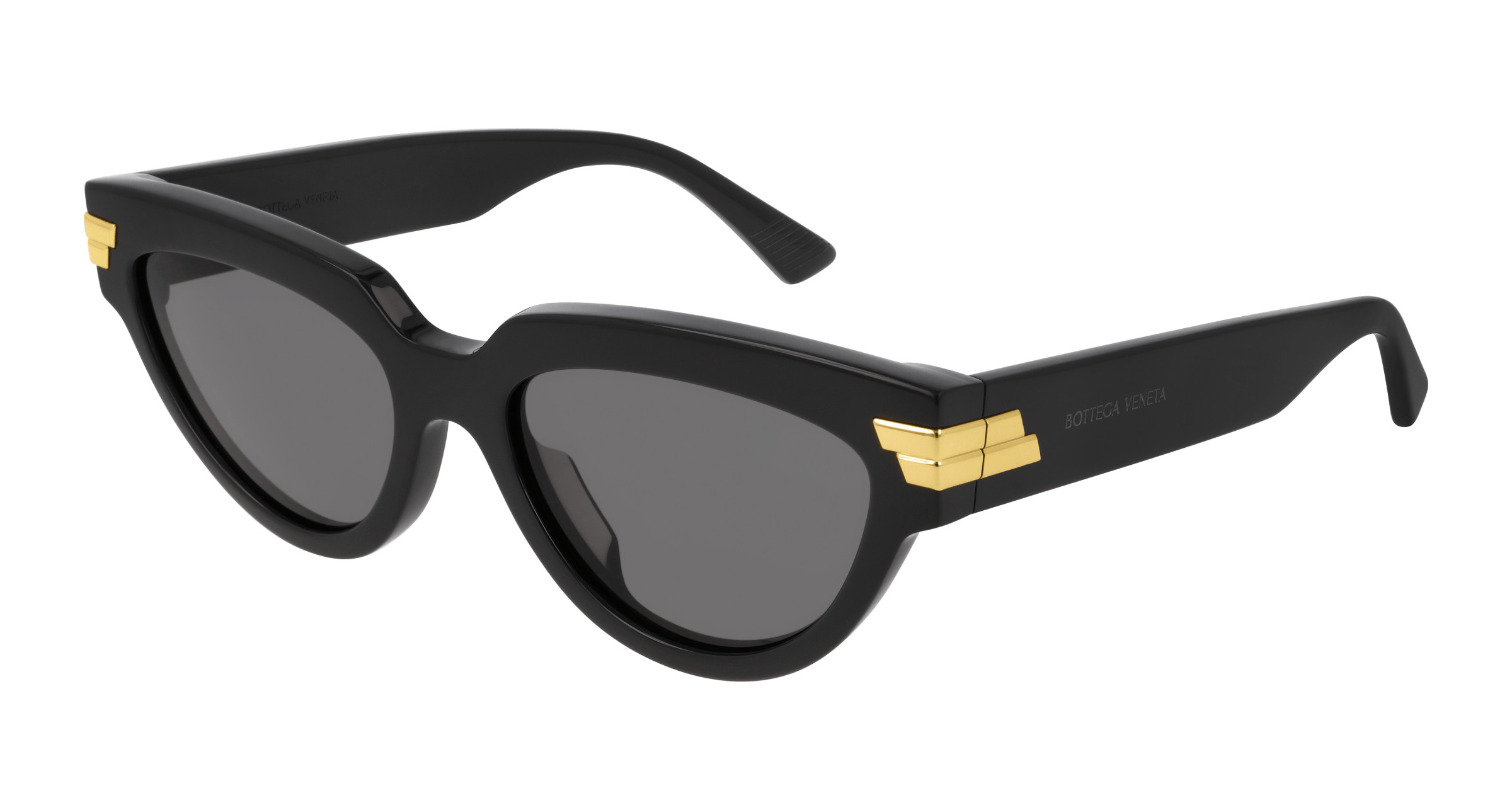 NEW Bottega Veneta BV0182S Sunglasses in Black, EXCELLENT! Retail $510 NEW BOTTEGA VENETA SUNGLASSES BV 0182S 001 BLACK/GRAY  main image 3