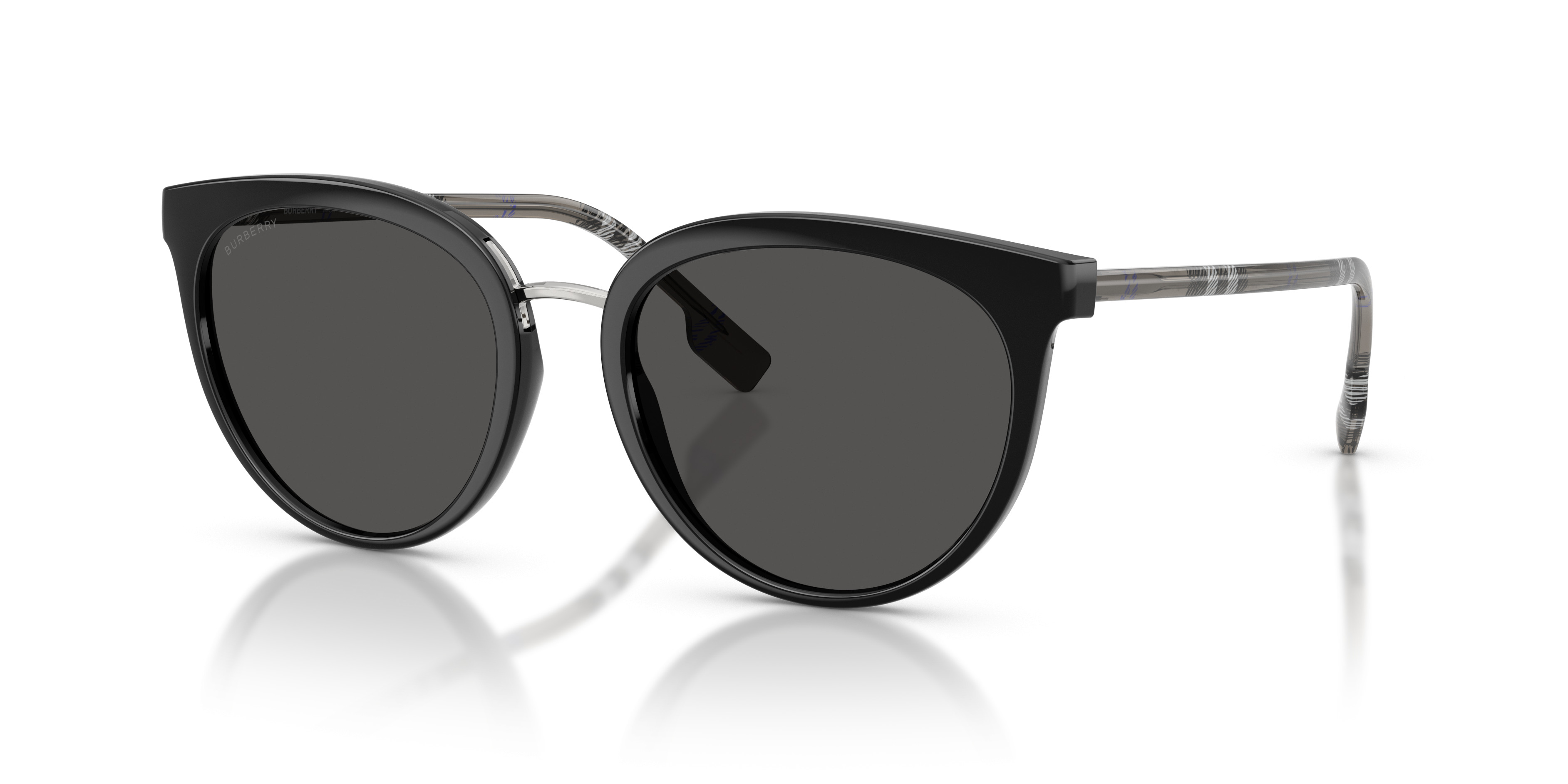 Burberry BE4192 sunglasses New Burberry Women Dark Tortoise Havana Gradient Sunglasses  main image 4