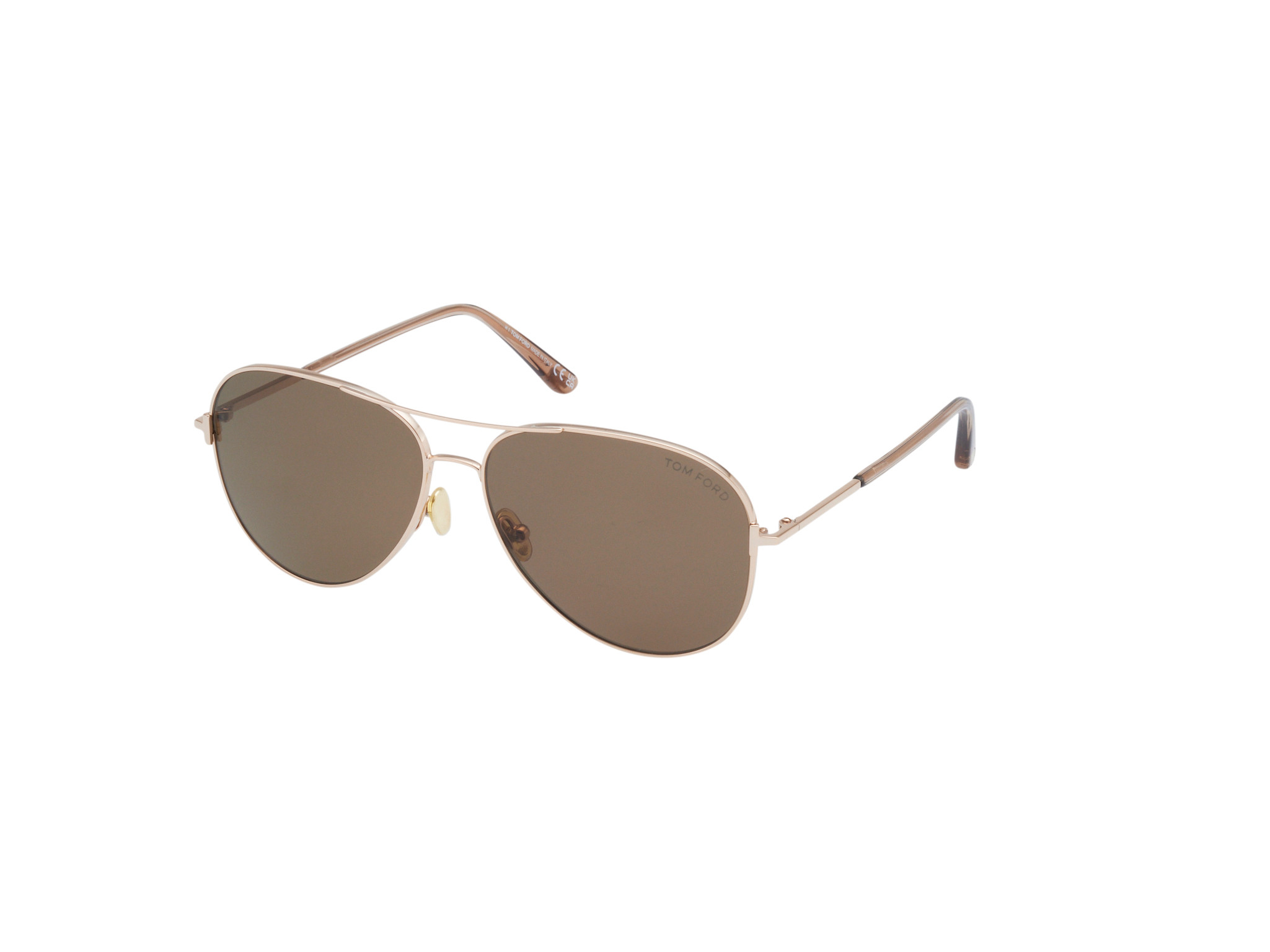 Tom Ford FT1036 56F Raven Aviator Sunglasses - Havana/Brown Tom Ford Tom Ford FT1036 56F Raven Sunglasses Havana Aviator  main image 3