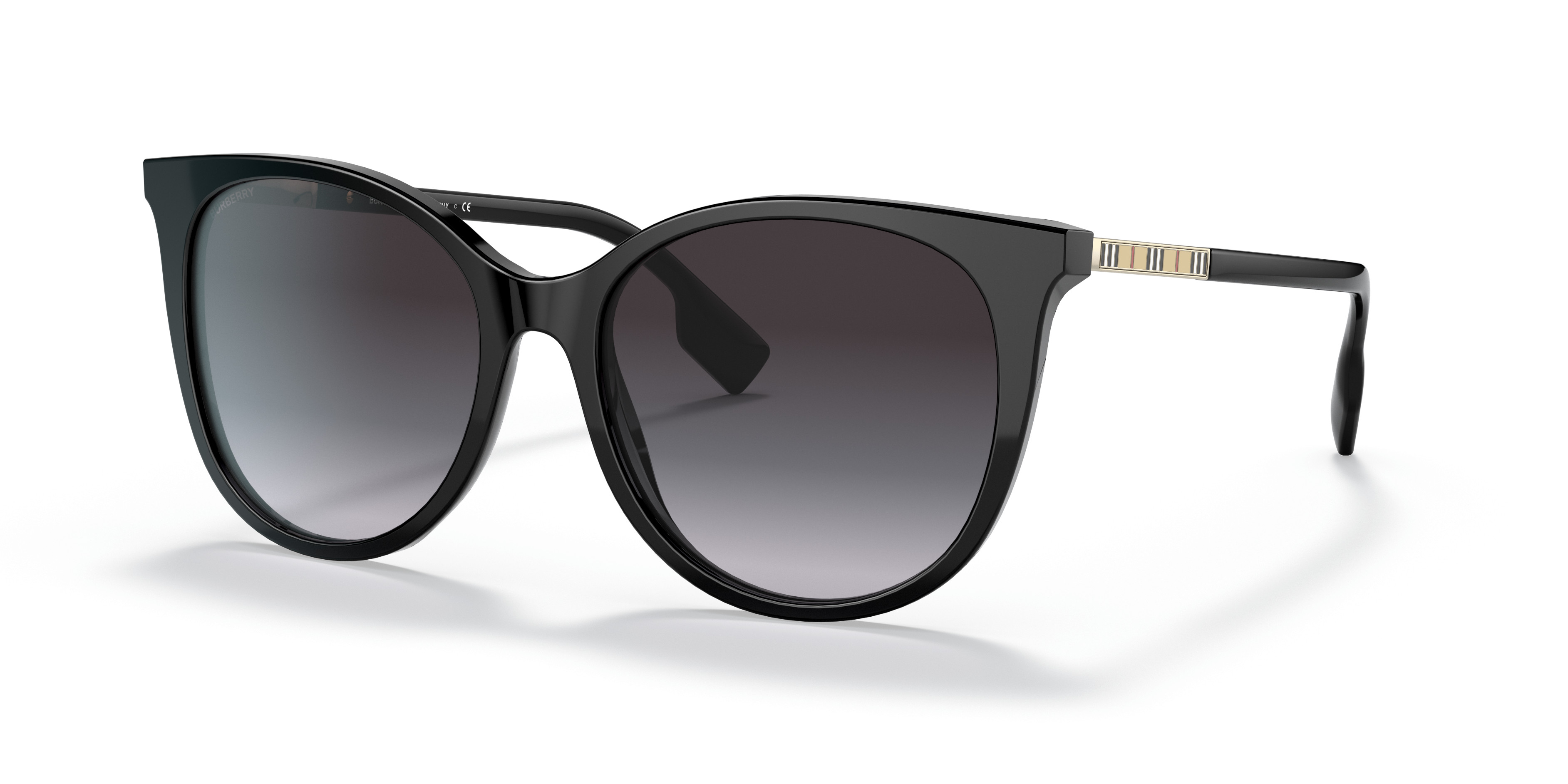 New Authentic Burberry BE4284 37588H Sunglasses – Black Frame / Violet Gradient BURBERRY 4284 37588H 52 | SUNGLASSES Women EyeShop main image 3