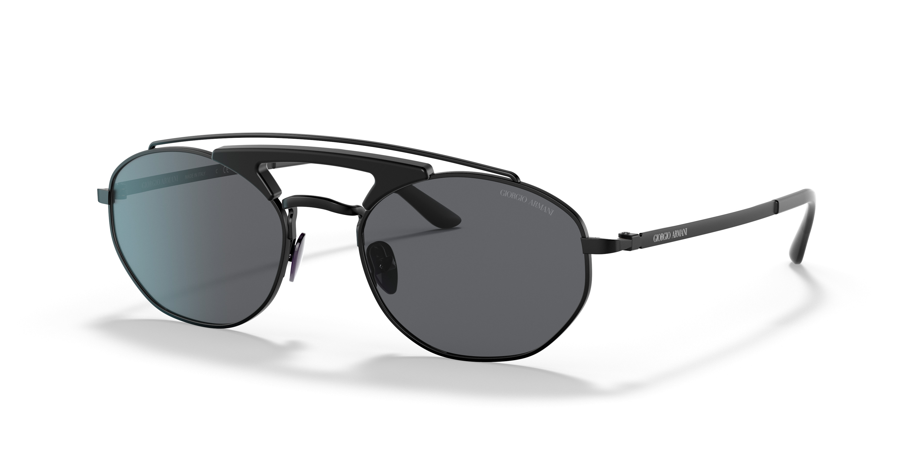 New Giorgio Armani Black Frame Sunglasses with Case Made in Italy 50 20 145 Giorgio Armani AR 6150 (300387) AR6150300387 Sunglasses Man  main image 3