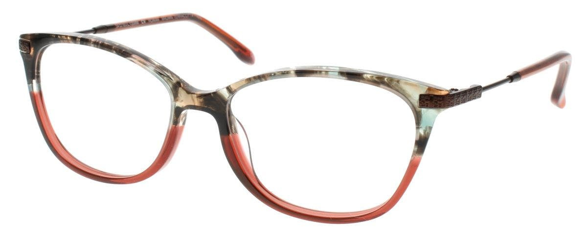 Bcbgmaxazria Rowan Blue Brown Fade Authentic Eyeglasses 54-16-135 BCBG MAXAZRIA Rowan 54/16 135 Women main image 2