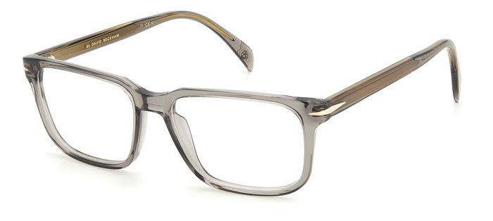 Lunettes De Vue David Beckham DB1015 - Doré/Noir/Miroir Bleu - Monture 52/21/150
