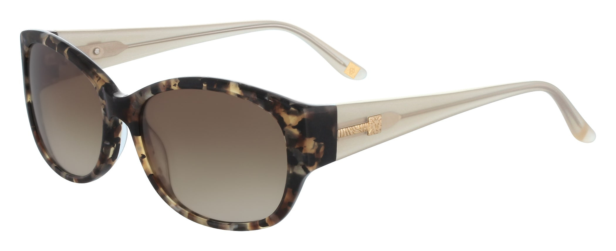 Anne Klein Tortoise Sunglasses - Model AK7008 (NEW) Trendy Oversized Square Sunglasses | Anne Klein main image 3
