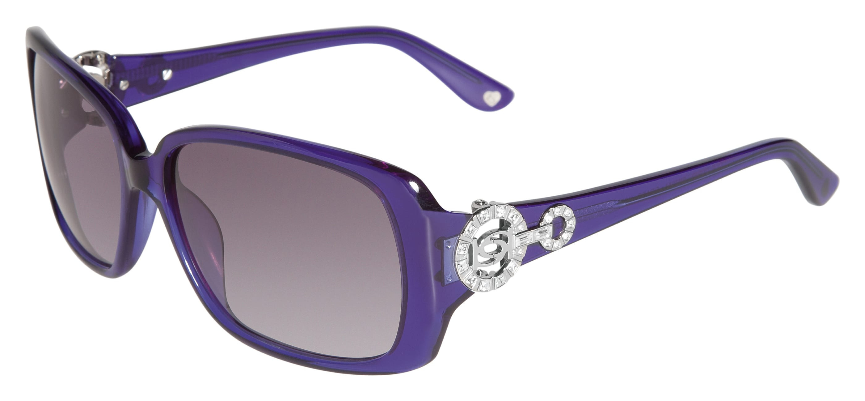 bebe BB7247 Women\'s Sunglasses in Lilac Crystal New BB7247 Sunglasses - Bebe Eyes Authorized Retailer  main image 3