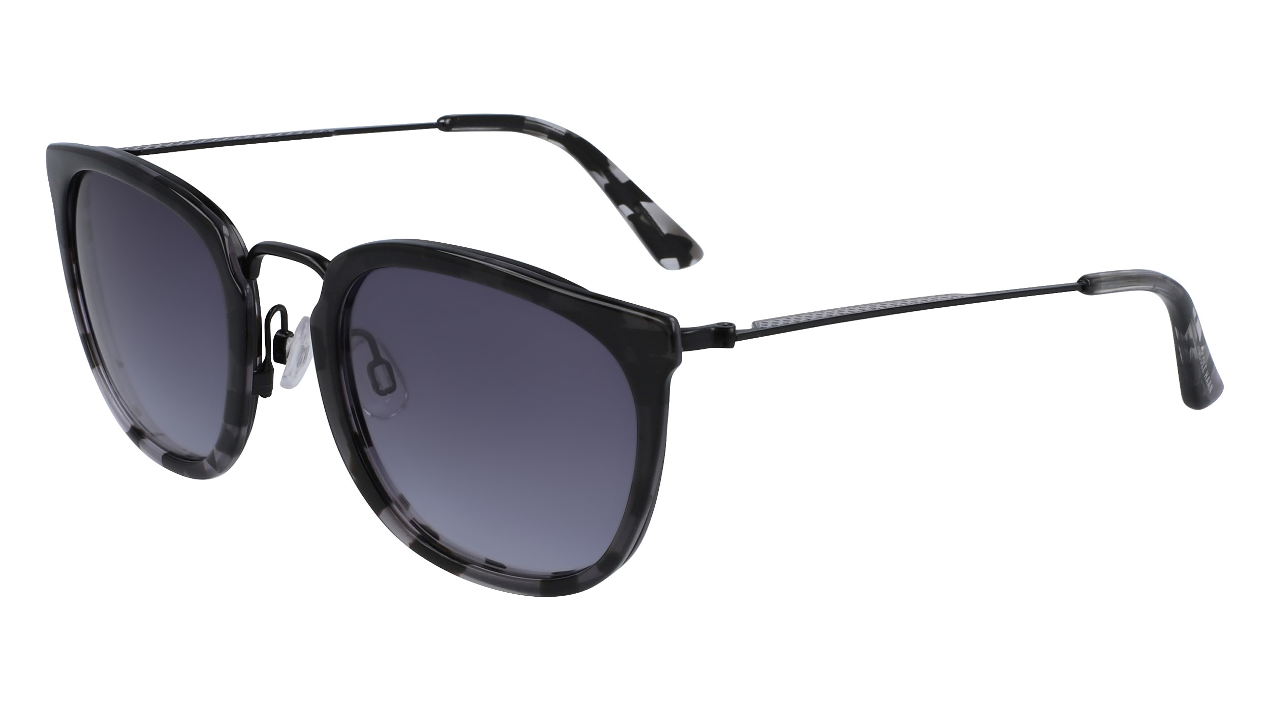 Cole Haan Black and Clear Square Sunglasses with Gradient Frame Cole Haan CH4524 Eyeglasses | Select Eyewear main image 3