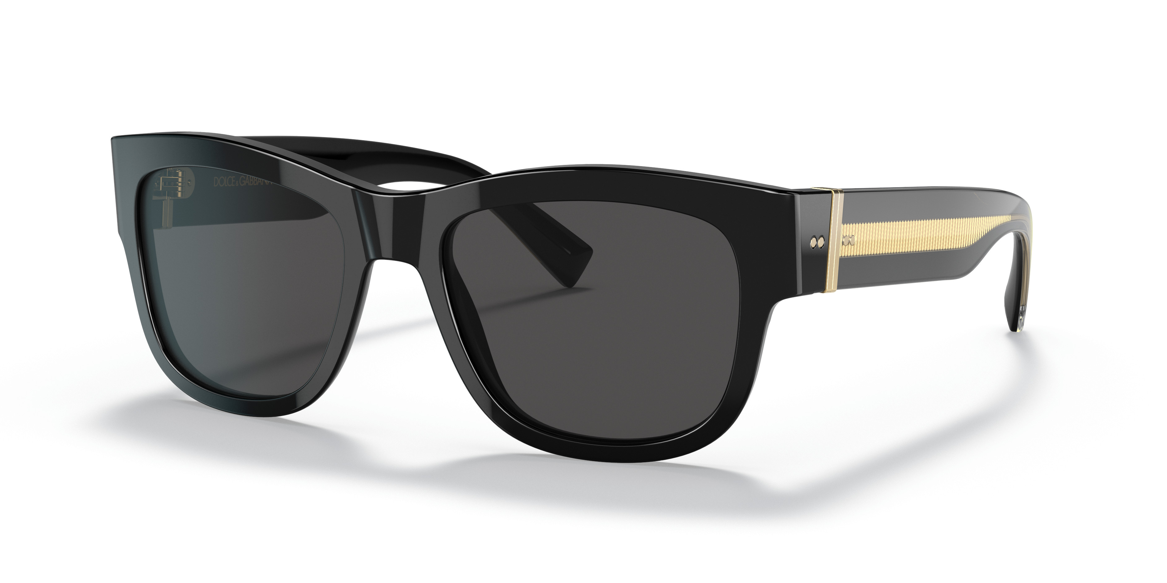 Dolce and Gabana Sunglasses #26555 New DOLCE & GABBANA DG4255 2953/87 56mm Black Flat Top  main image 2