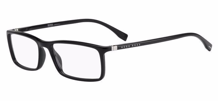 Lunettes De Vue HUGO BOSS BOSS 0679/IT – Monture Noir/gris – Taille 56/15/145 – Homme – Neuf Avec étiquettes