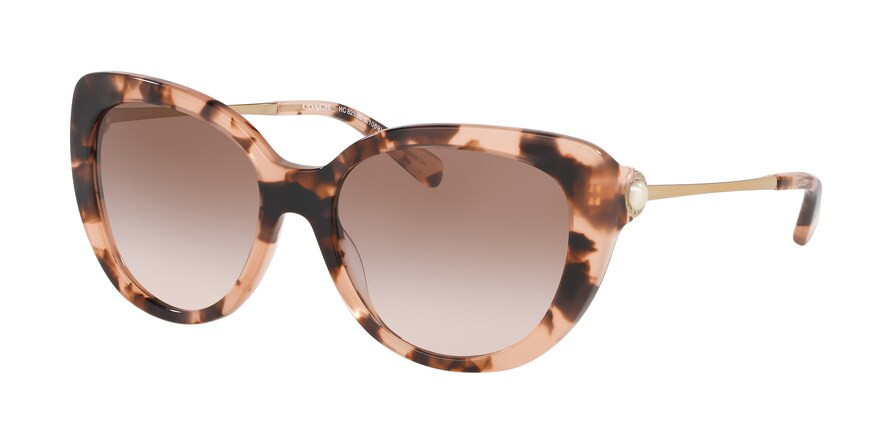 Coach Pink Tortoiseshell Jessa Cat-Eye Sunglasses - Coach Coach + jessa cat eye sunglasses main image 2