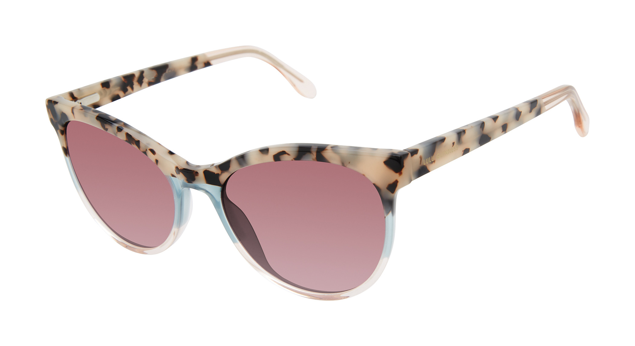 Lulu Guinness Gold Sunglasses L132 - NEW! L132 Sunglasses - Lulu Guinness Authorized Retailer  main image 2