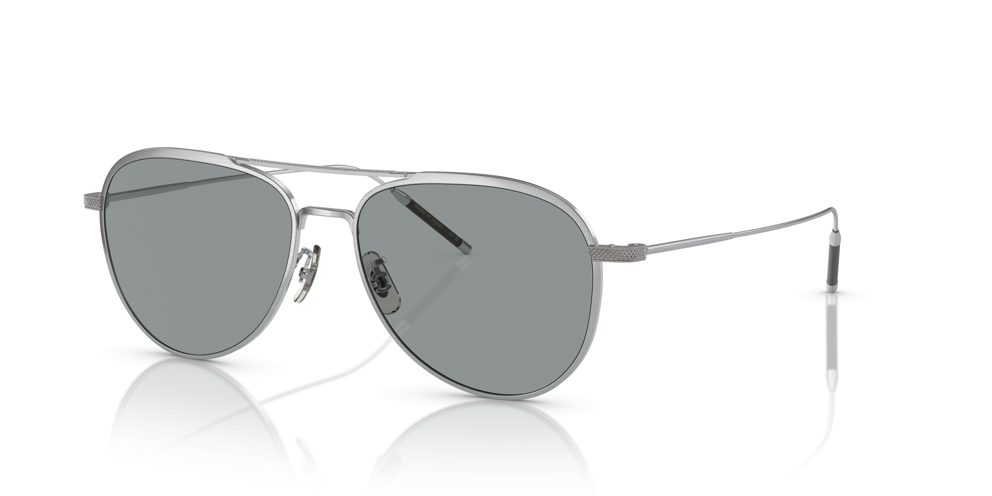 Oliver Peoples G. Ponti-4 (OV1311ST) in Silver With Ash Blue Photochromic Lenses Oliver Peoples - G. Ponti-4 (OV1311ST) Sunglasses | Specs  main image 2