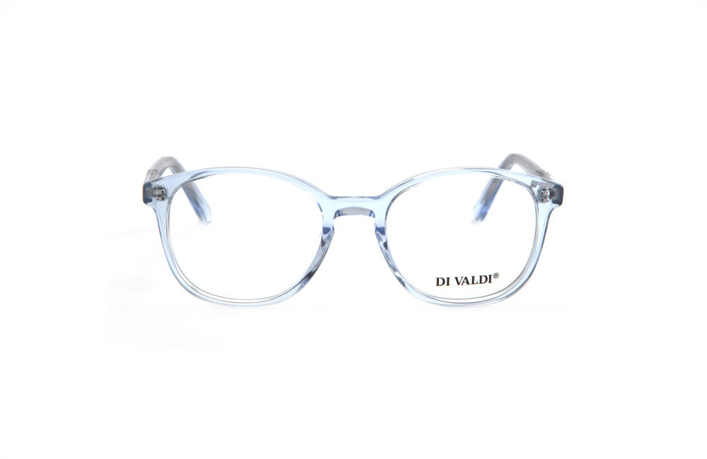 Di Valdi Dvo 8142 Col.90 Gray Black Authentic Eyeglasses 54-15 DVO8142 Eyeglasses (DVO8142) - Di Valdi Authorized Retailer  main image 2