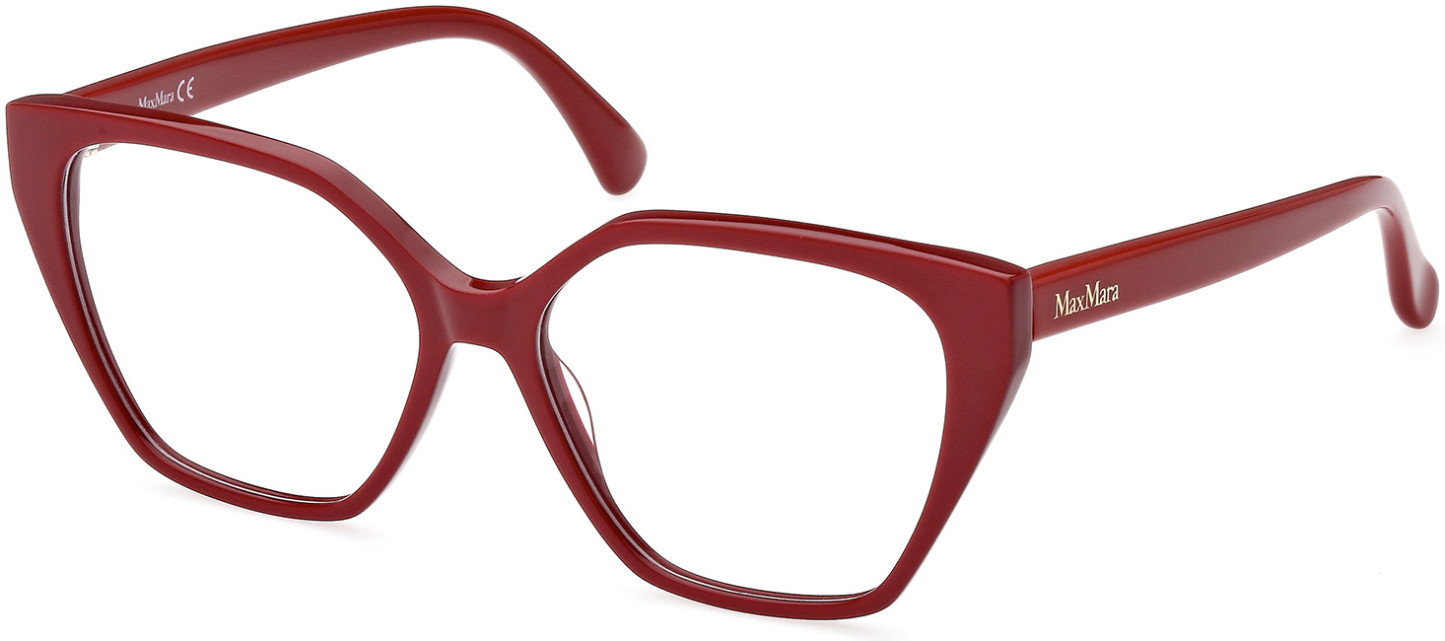 Max Mara MM5106, Black/Other/Clear Demo Lens,Size55X16X140, Woman\'s Eyewear MM5106 Eyeglasses - Max Mara Authorized Retailer  main image 3