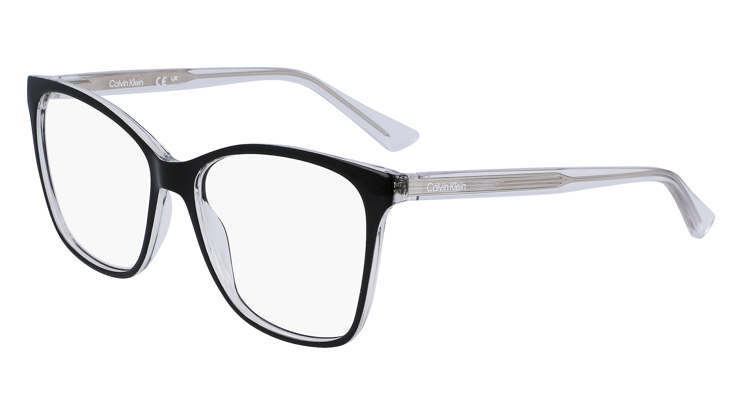 New Calvin Klein CK-24526 035 Crystal Grey Eyeglasses 52/17/145 Calvin Klein CK24526 Eyeglasses | Select Eyewear main image 3