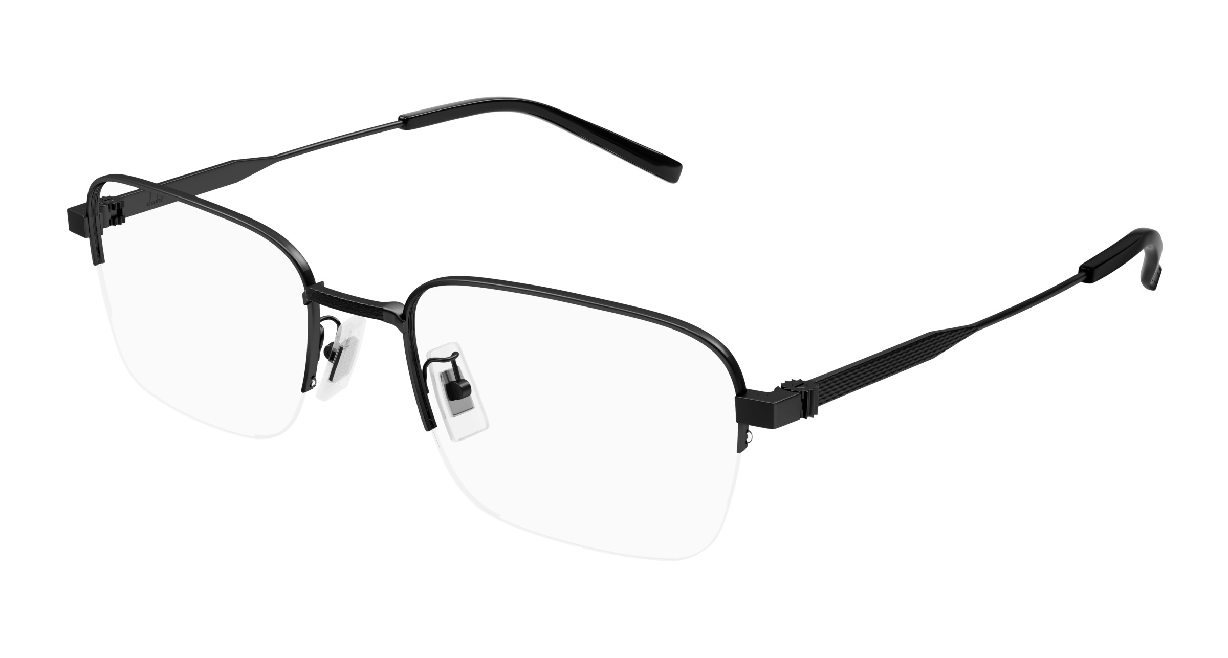 Dunhill Black Titanium Optical Frames With Rectangular Design - NWT Dunhill Glasses DU0020OJ 001 main image 4