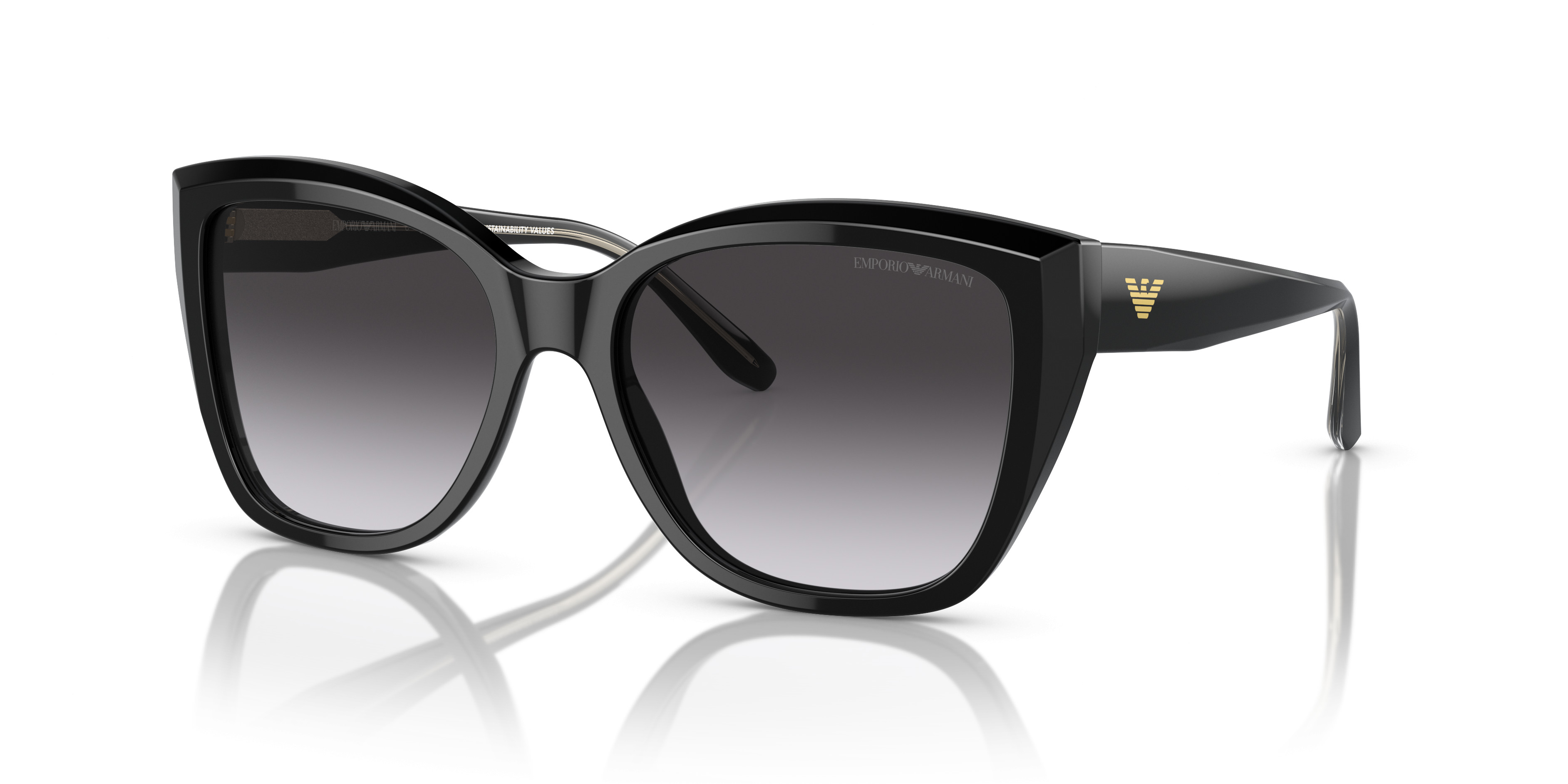 Emporio Armani Transparent Brown Sunglasses - Excellent Condition/ Model EA4008 EA4008 Sunglasses - Emporio Armani Authorized Retailer  main image 4