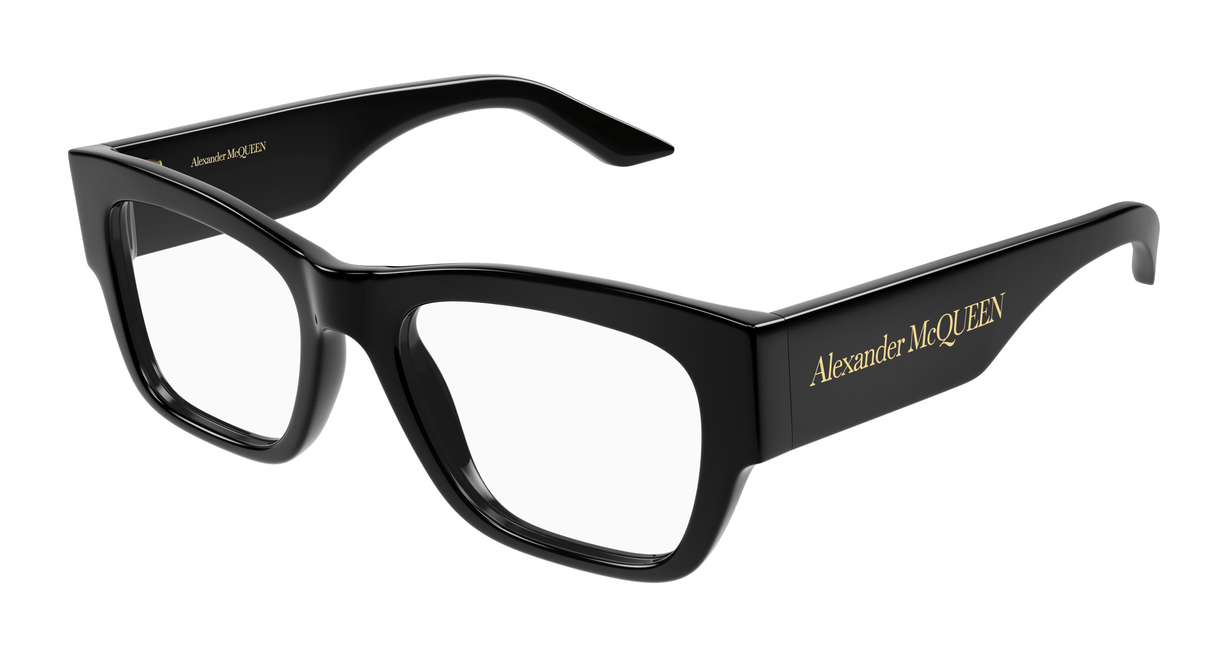 NEW ALEXANDER MCQUEEN AM0253O 001, BLACK WOMEN CAT EYE EYEGLASSES Women main image 2