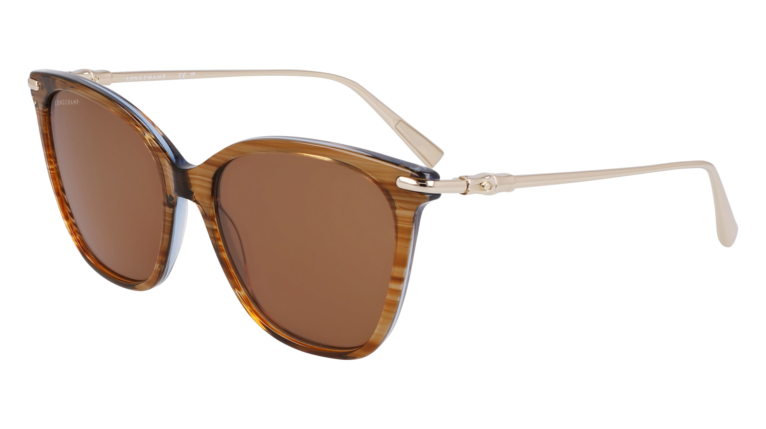 Longchamp LO745S Cat Eye Olive Frame Sunglasses with Gradient Brown Lenses Longchamp LO745S (230) LO745S Woman | Free Shipping Shop Online main image 2