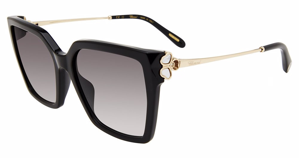 Chopard SCHD45S 300K 57 Gold/Gradient Titanium Square, New Women\'s Sunglasses. SCHD45S Sunglasses - Chopard Authorized Retailer  main image 4