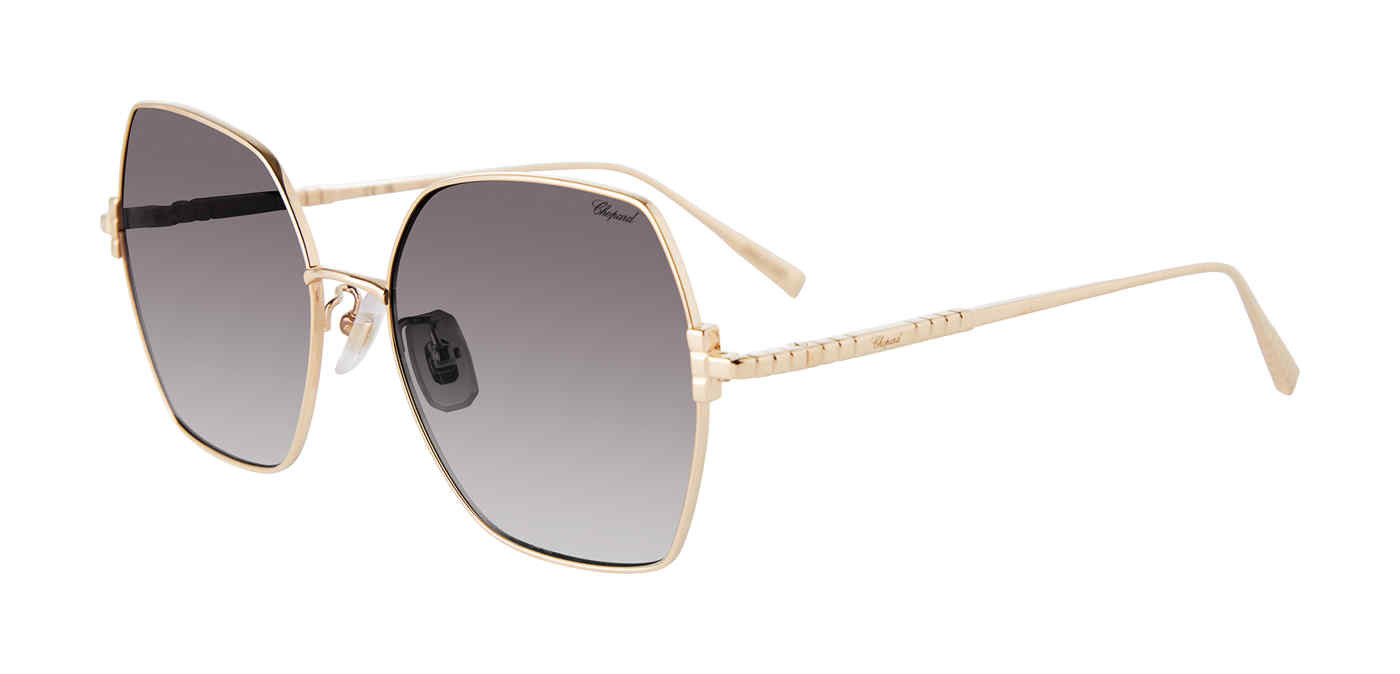 Chopard SCHD45S 300K 57 Gold/Gradient Titanium Square, New Women\'s Sunglasses. SCHD45S Sunglasses - Chopard Authorized Retailer  main image 2