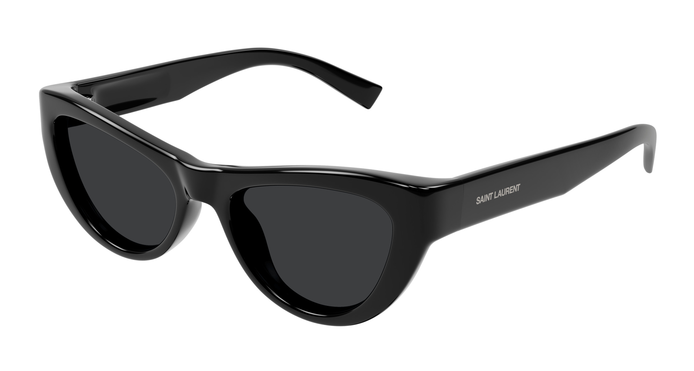?️ New Saint Laurent SL676 008 Sunglasses - Ivory Frame, Grey Lenses Saint Laurent Sunglasses Women main image 4