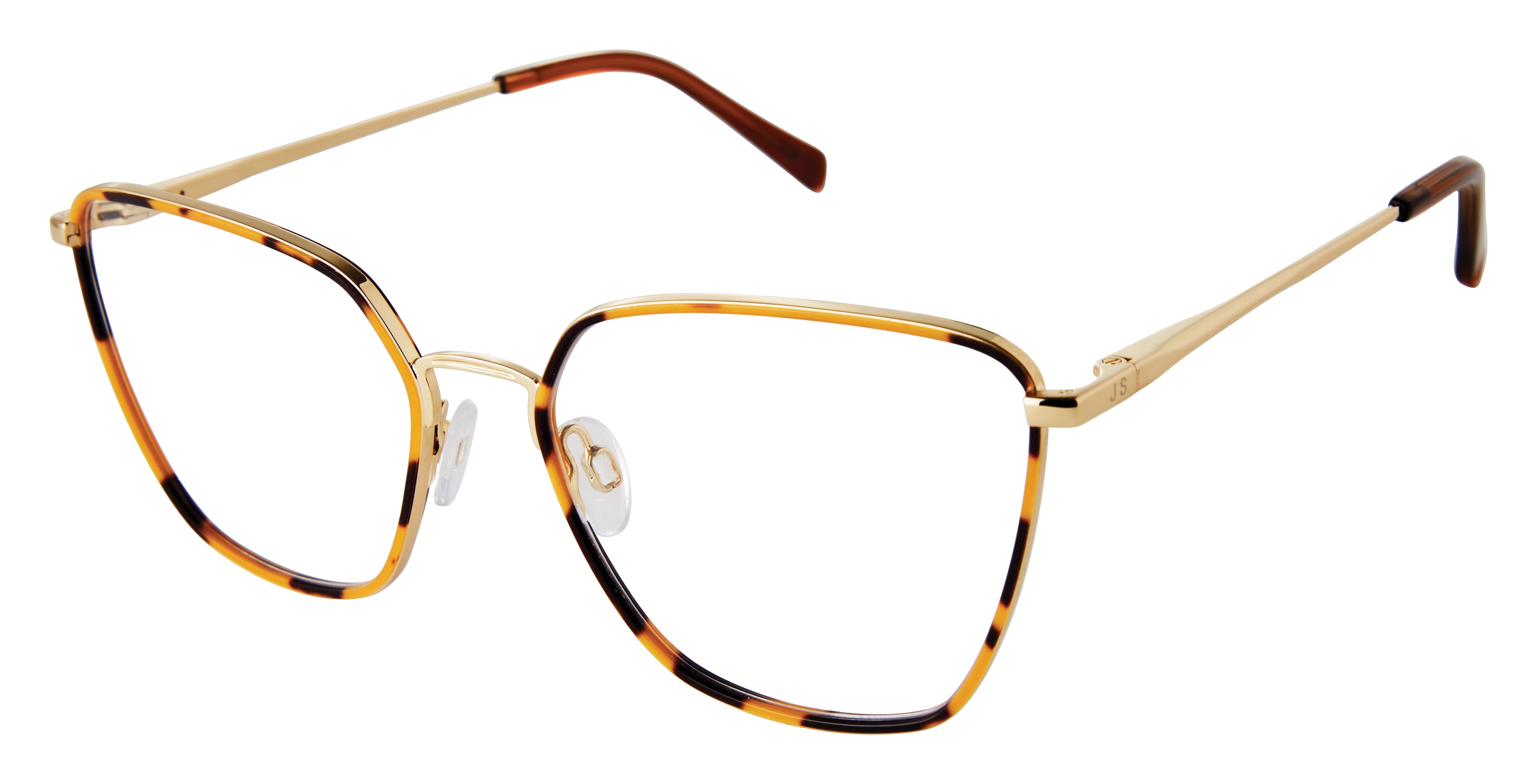 Jill Stuart JS 247A-2 Black Full Rim Eyeglasses 52-15-135 JILL STUART EYEGLASSES FRAMES ONLY JS247A-2 BLACK SNAKE SKIN  main image 3