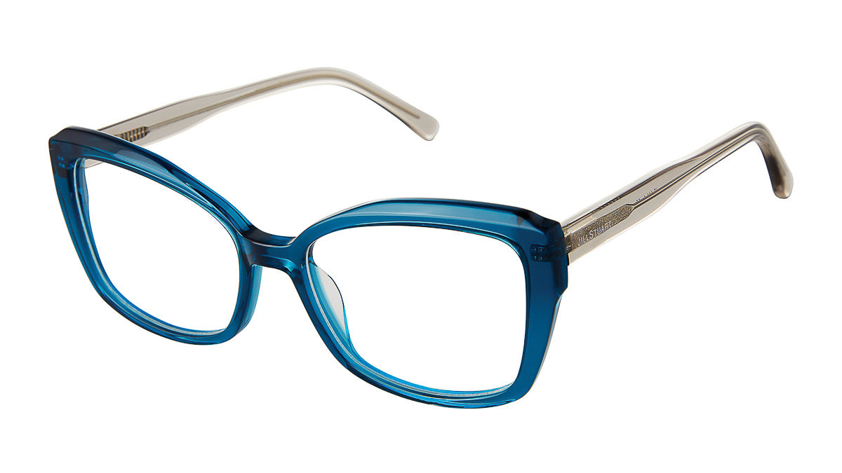 Jill Stuart JS 247A-2 Black Full Rim Eyeglasses 52-15-135 JILL STUART EYEGLASSES FRAMES ONLY JS247A-2 BLACK SNAKE SKIN  main image 2