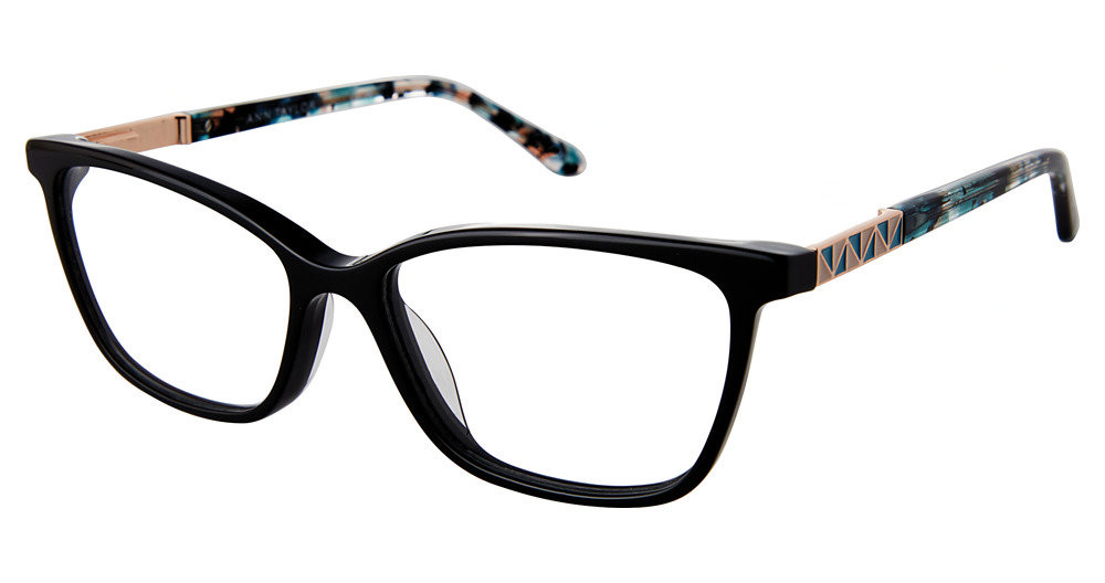 Ann Taylor Womens Eyeglasses ATP830 Indigo Horn Petite Square Frames NWT Ann Taylor ATP830 Eyeglasses Women Indigo Horn 48mm New 100  main image 4