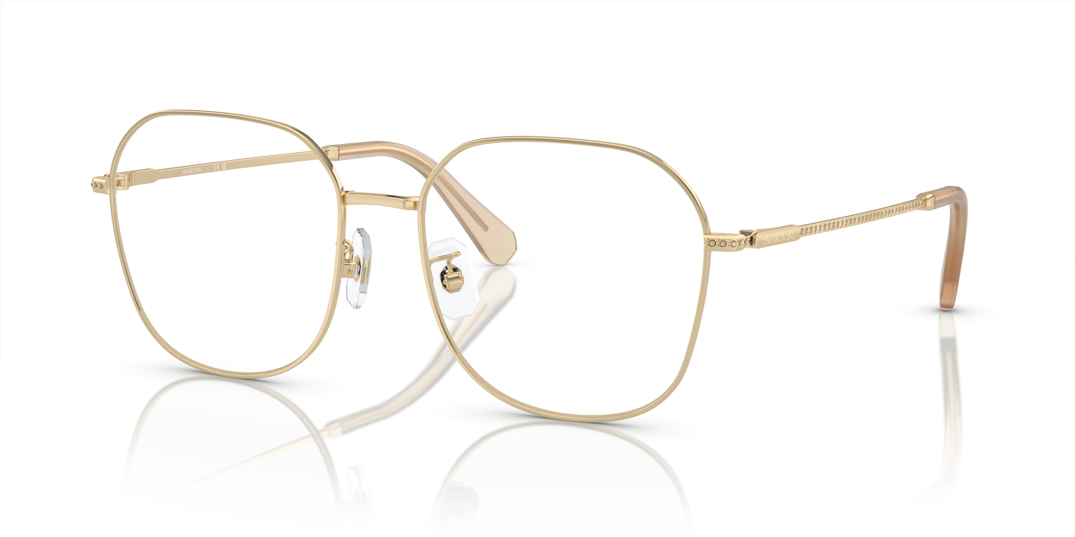 Swarovski EYEGLASSES SK5385-001-54 New with case Kits.com -- Swarovski SK5385 main image 2