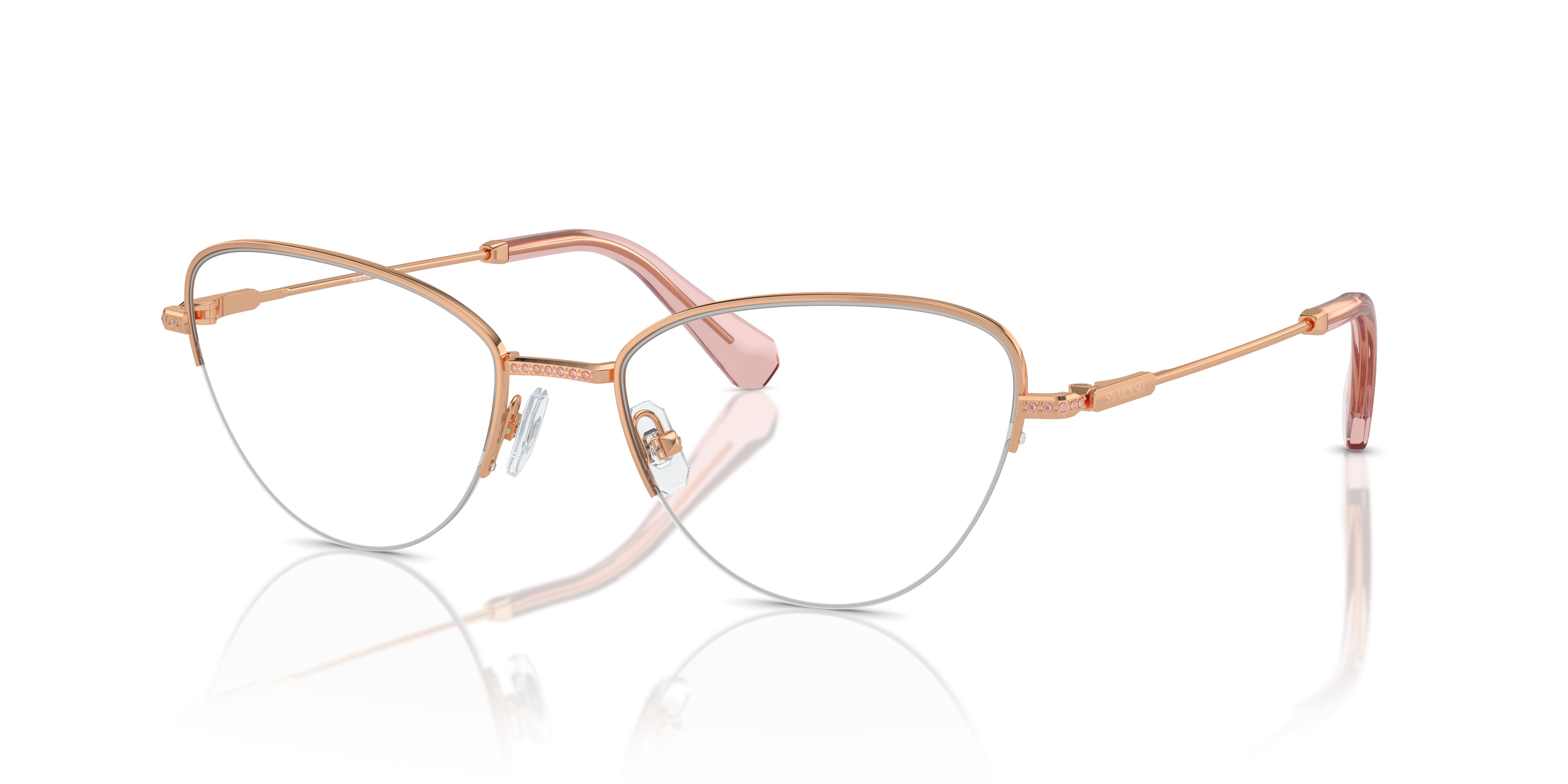 Swarovski EYEGLASSES SK5385-001-54 New with case Kits.com -- Swarovski SK5385 main image 4