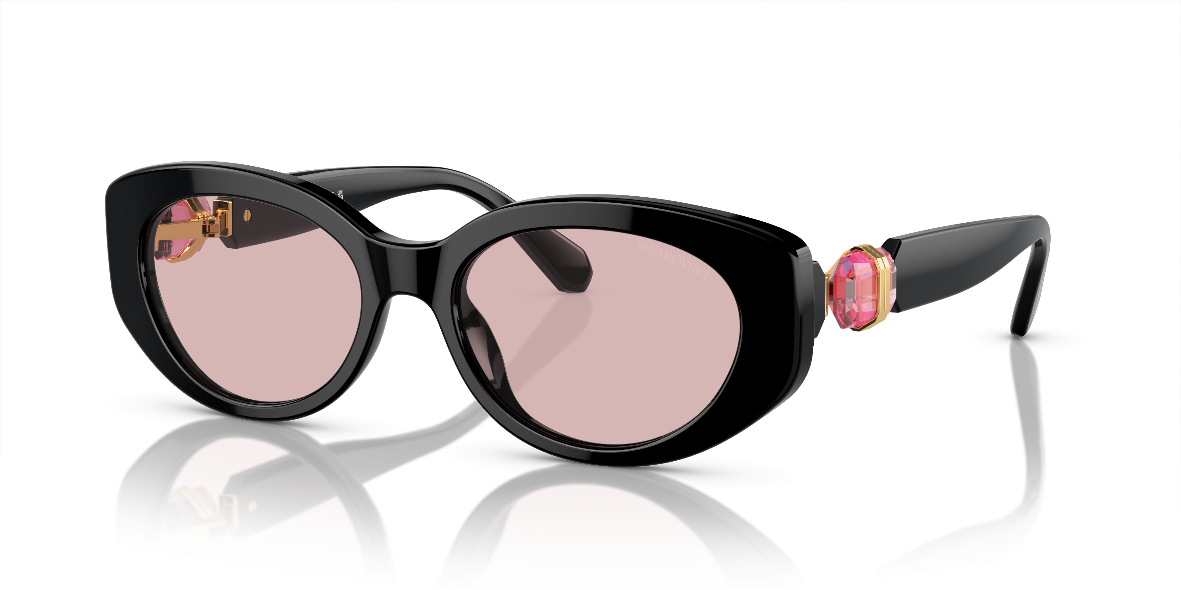 Swarovski Women\'s Sk6029 53Mm Sunglasses, Pink Swarovski Pink Sunglasses for Women for sale | eBay main image 2