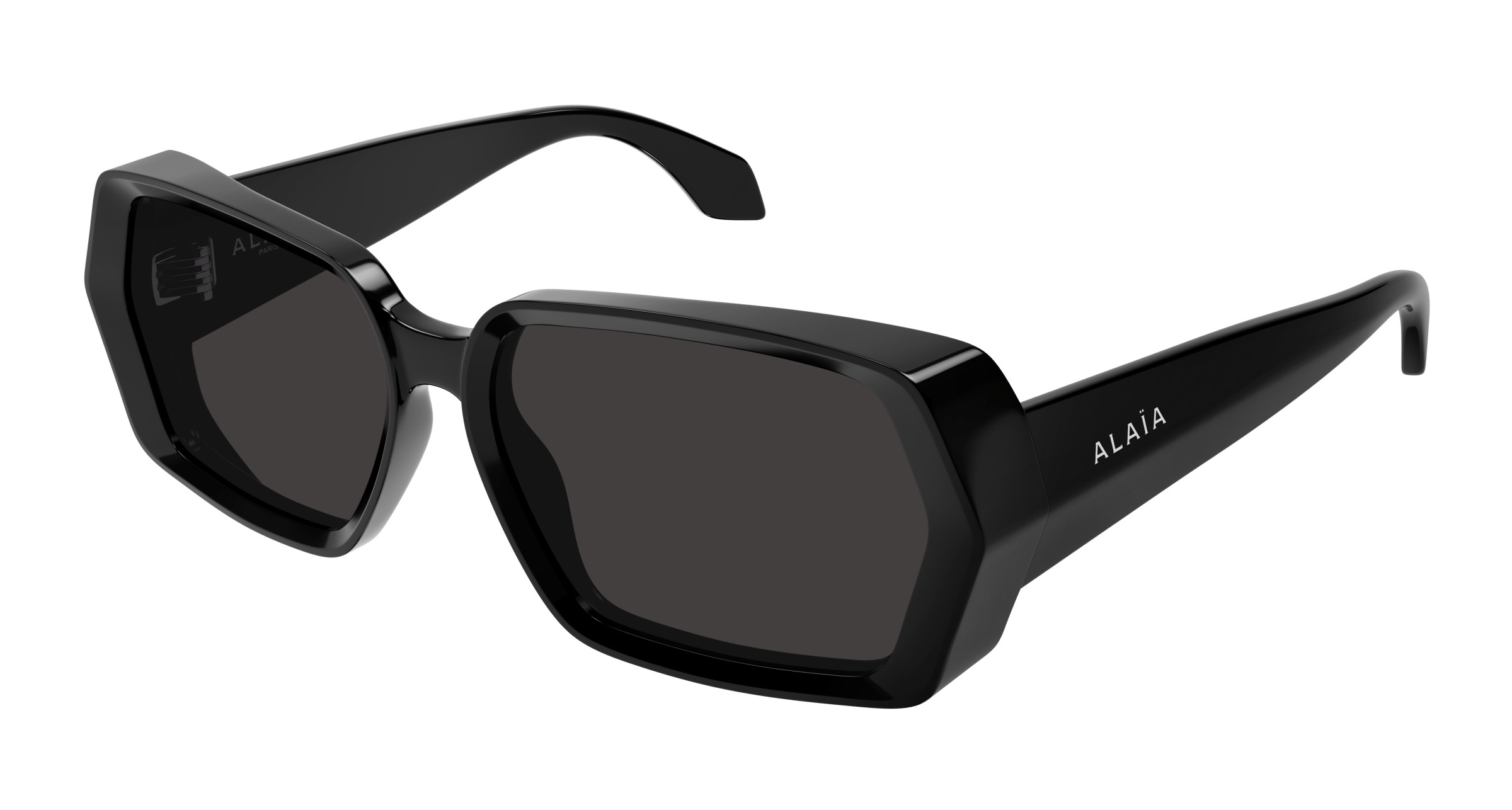 NEW AZZEDINE ALAIA SUNGLASSES AZZEDINE ALAIA AA0070S 001 BLACK/GREY EYEWEAR Alaia Aa0070s Sunglasses | italist main image 3