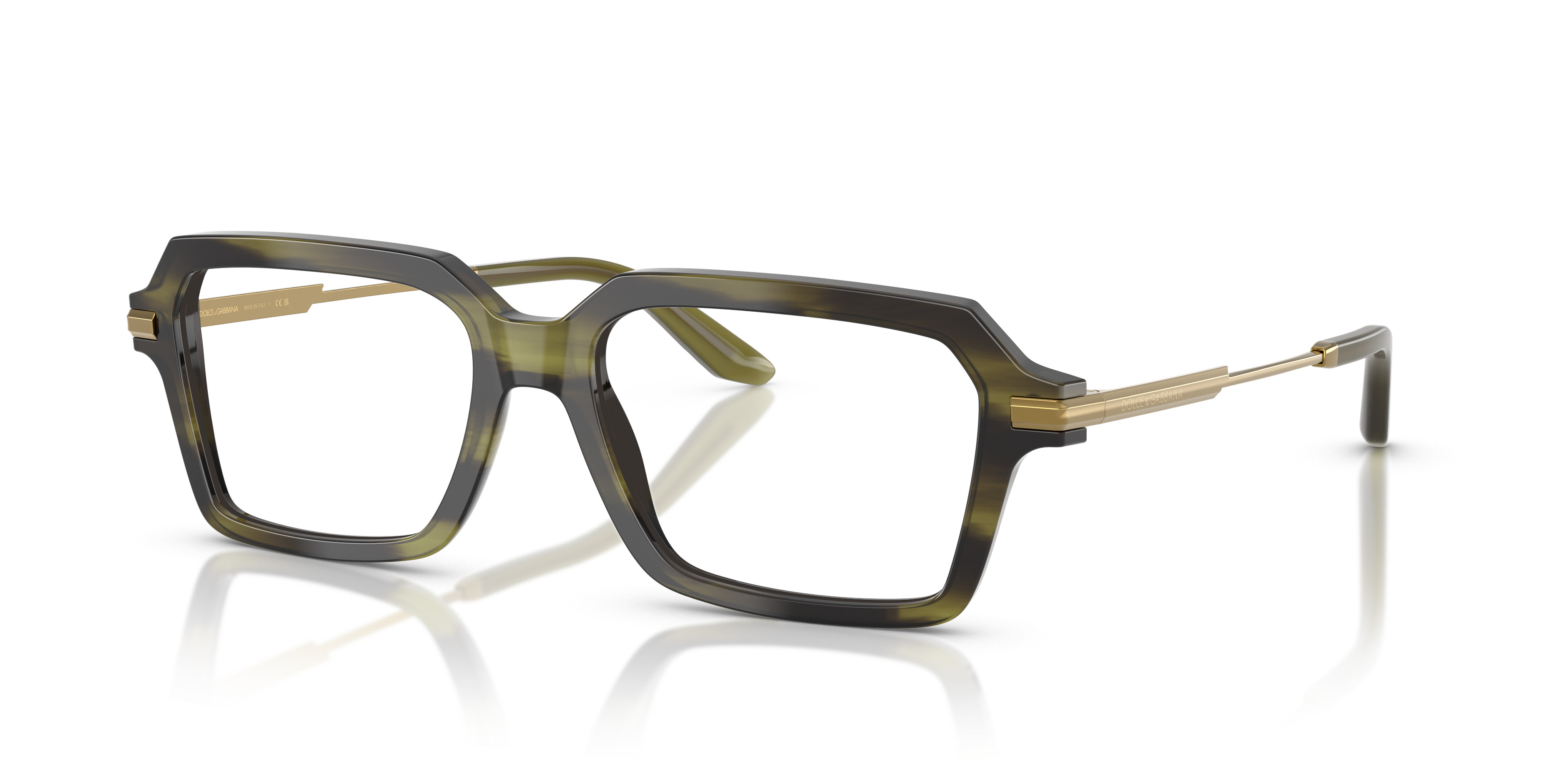 Dolce & Gabbana‎ DG 3148P 2632 Dark Brown Orange Eyeglasses 53-16-140 22104 DG3148P CONTRAST Eyeglasses - Dolce & Gabbana Authorized  main image 4