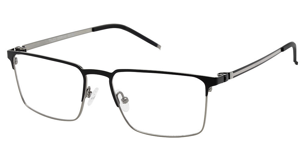 Thin Light Glasses TLG NU019 C03 Black Eyeglasses 53-18 140 Titanium FRAMES ONLY TLG Thin Light Glasses NUCP051 C03 Titanium Eyeglasses Men main image 4