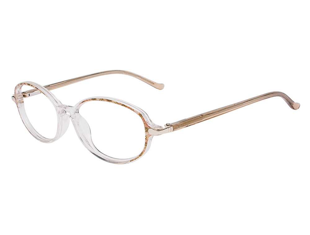 Marieta Eyeglasses Port Royale C2 Designer Frames Only Clear 54-16-135 Port Royale Collection MARIETTA C2 52-16-140 Brown Fade  main image 2