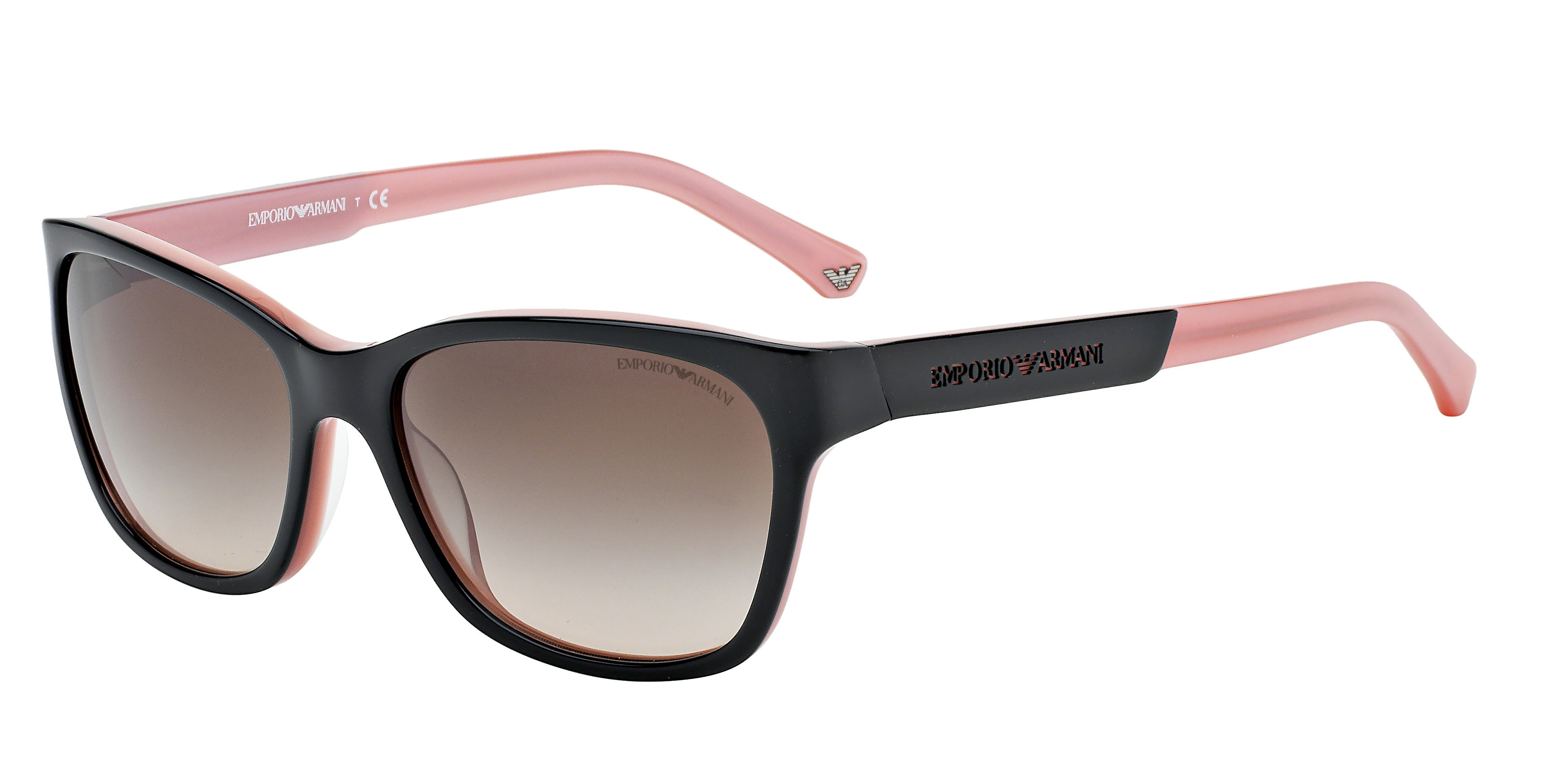 Emporio Armani EA4004 5047/13 Sunglasses Brown White 56-17-140 EA4004 - Sunglasses - Emporio Armani Authorized Retailer  main image 3