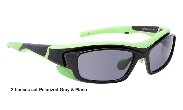 Tuscany Polarized White Sunglasses SG107 50•22-145 White Zunnies -Square Sunglasses #99117430 | Zenni Optical main image 3