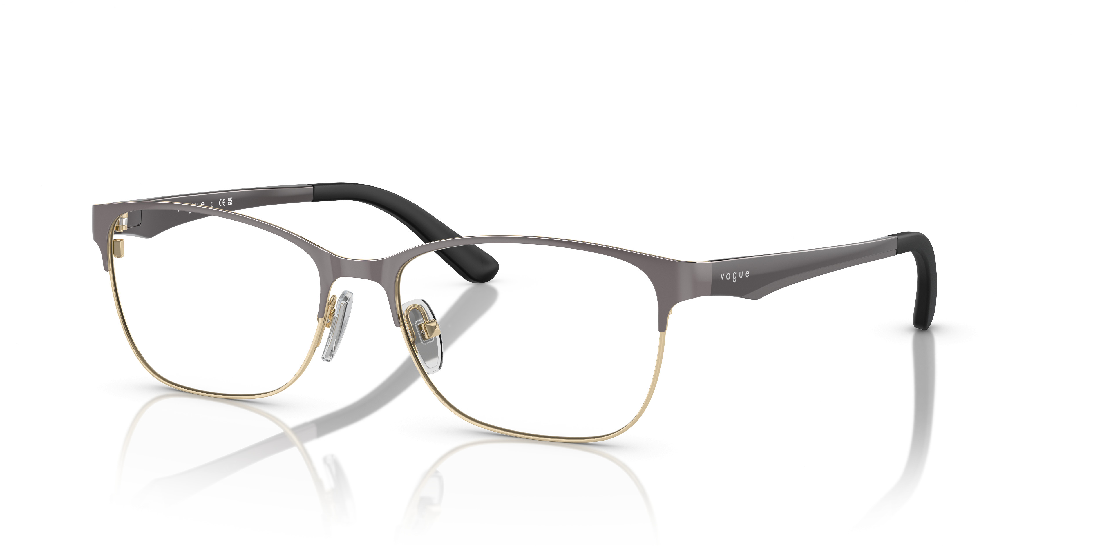 Vogue Vo 3660-B 352 Gloss Black Authentic Eyeglasses 51-16-130 VO3660B Eyeglasses - Vogue Authorized Retailer | coolframes  main image 3