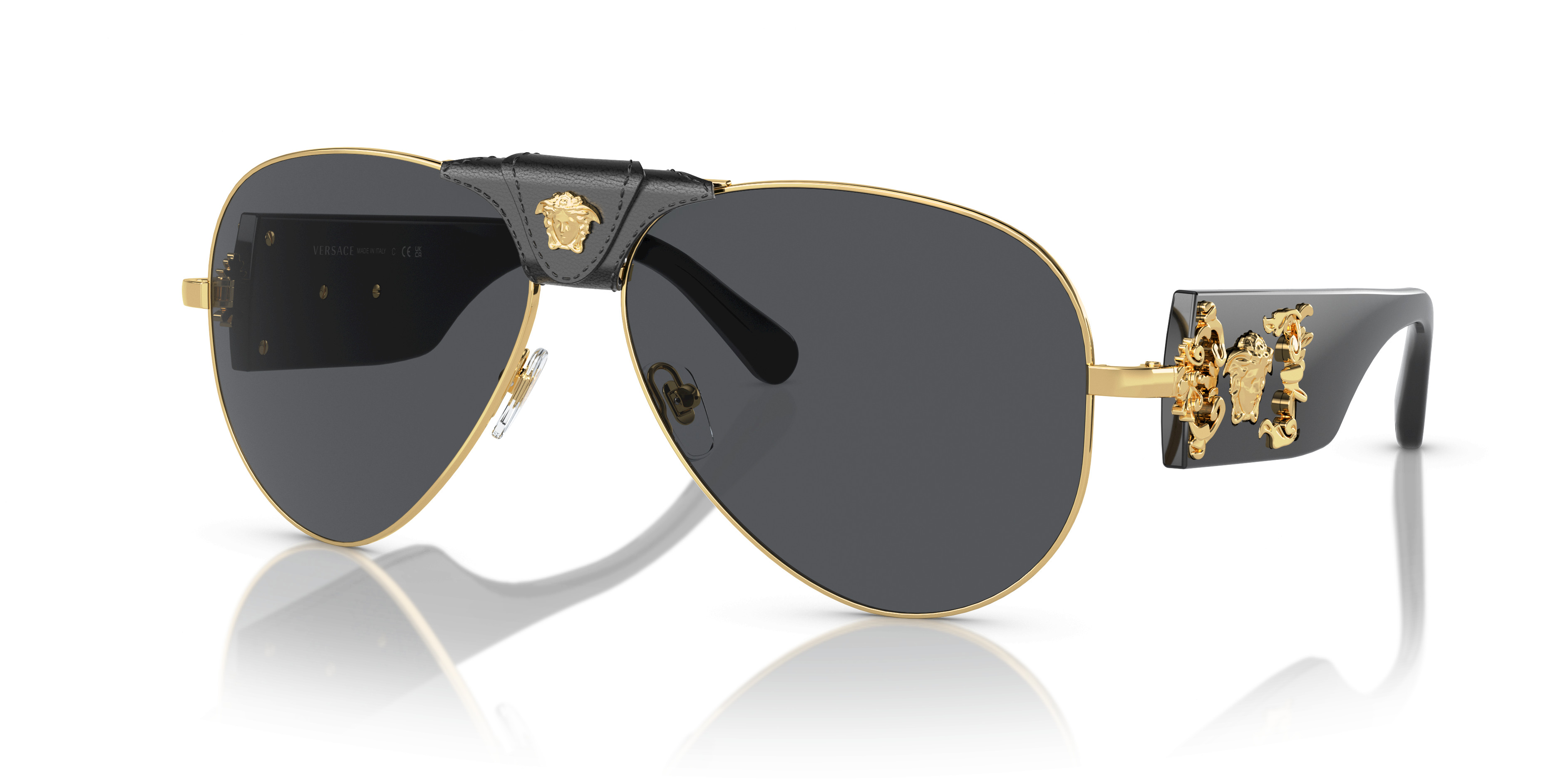 Versace VE2209 Sunglasses Reflective VE2209 Sunglasses - Versace Authorized Retailer | coolframes  main image 3