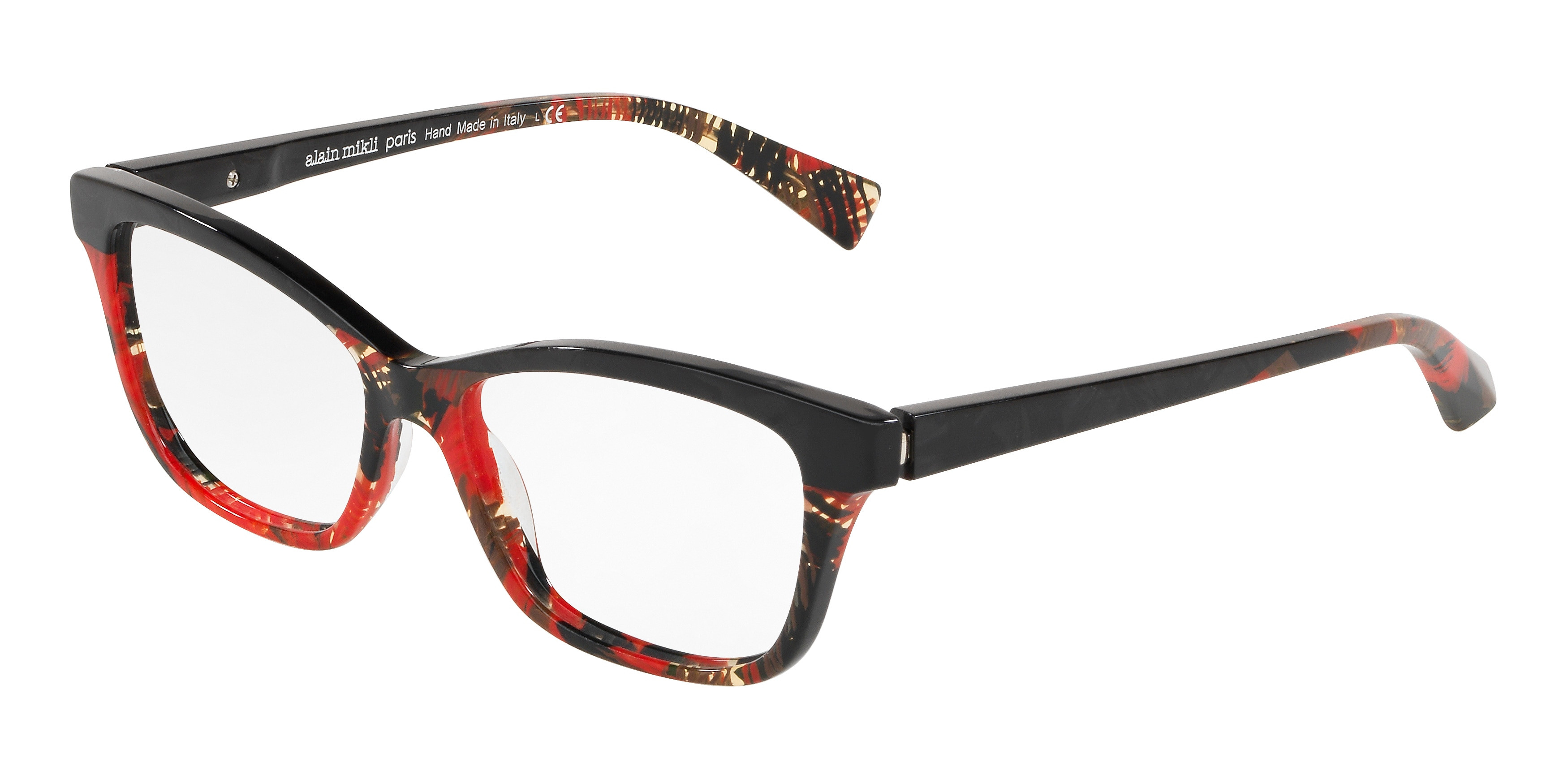 Black and Red Alain Mikli A03037 Prescription‎ Glasses Buy Alain Mikli A03037 D011 – Eyewear Collections main image 3