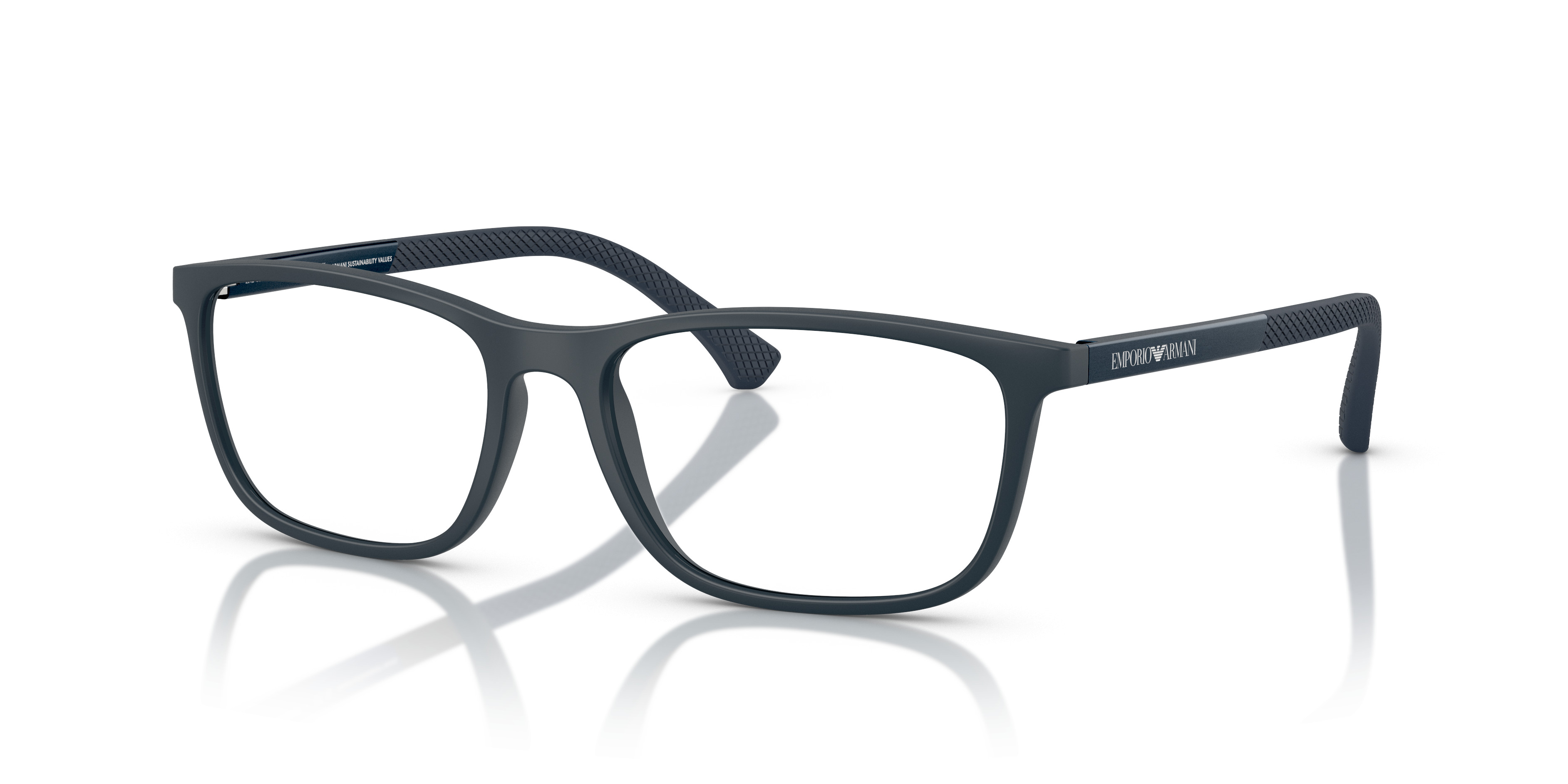 Emporio Armani EA3258 Eyeglasses Green Acetate Rectangular Emporio Armani Emporio Armani Glasses in Green | Target Optical main image 4