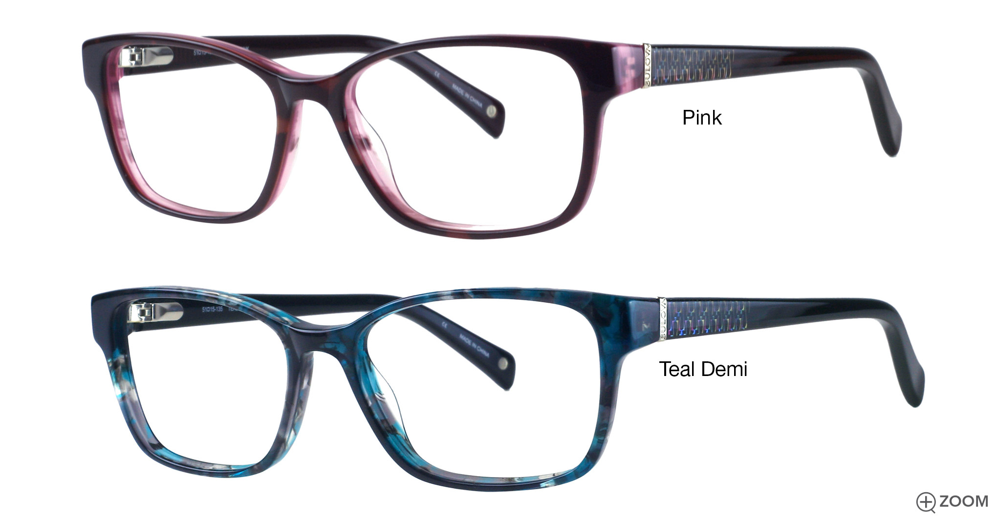 Bulova Women Glasses Frame ANAHEIM Blue Tortoise Eyewear Glasses Frame only Midway Eyeglasses - Bulova Authorized Retailer | coolframes  main image 2