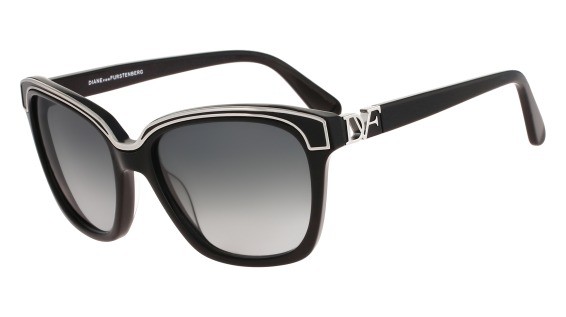Diane von Furstenberg KYLIE DVF604S Burgundy Gold Sunglasses Diane von Furstenberg Ladies Designer Red & Gold / Red  main image 2